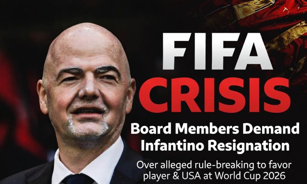 FIFA Crisis: Reports Claim Board Members Demand Infantino Resignation Over Balogun Favoritism