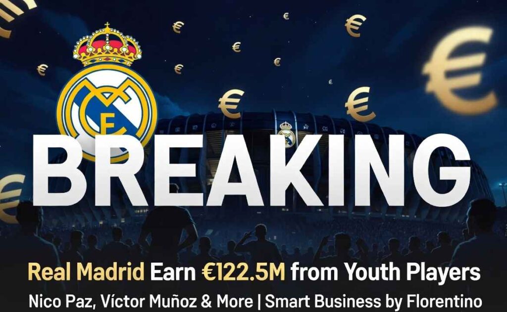 Real Madrid Earn €122.5M from Sales of Players Who Weren’t Even in Last Season’s Squad