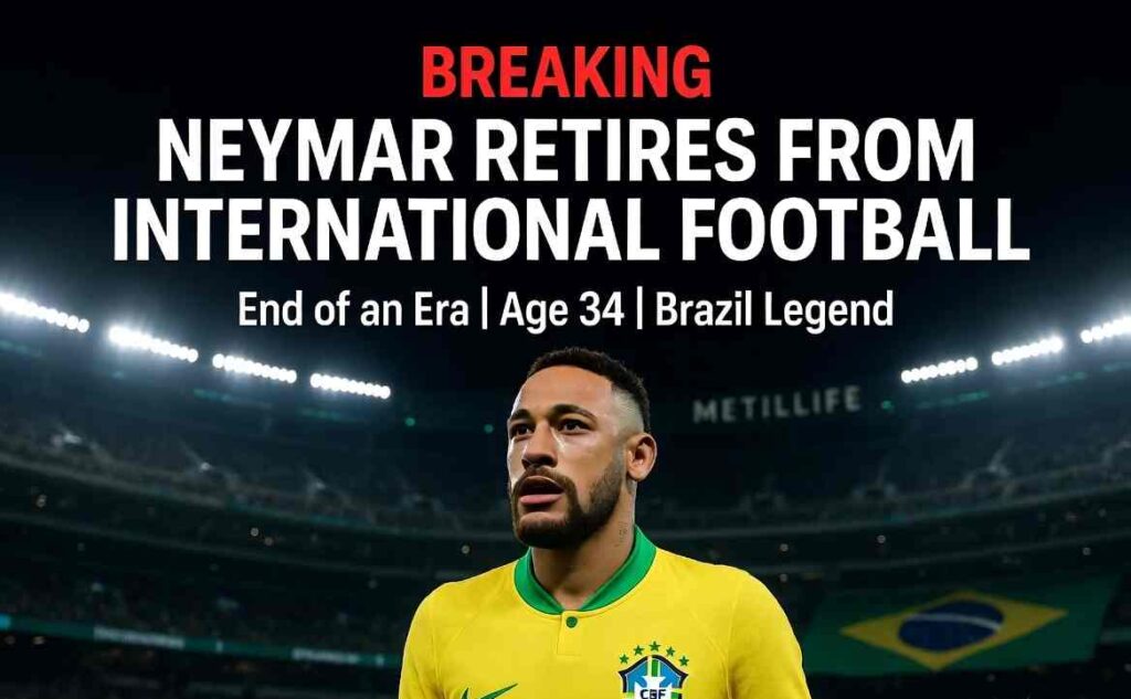 Neymar Retires from International Football After Brazil’s World Cup Exit to Norway