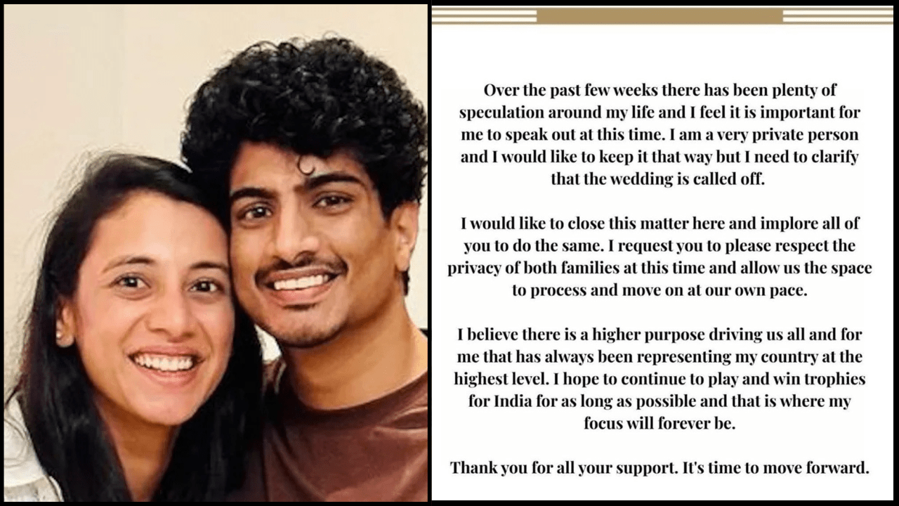 Shocking: स्मृति मंधाना ने खुद बताया पलाश मुच्छल का असली चेहरा, सच सुनकर उड़ जाएंगे होश