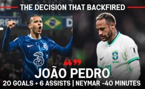 The Painful Irony: João Pedro’s 26 Goal Contributions Ignored as Neymar Played Just 40 Minutes at the World Cup